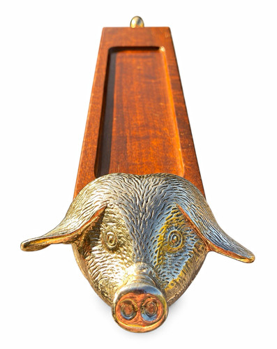 Vintage 1982 arthur court pig - court,